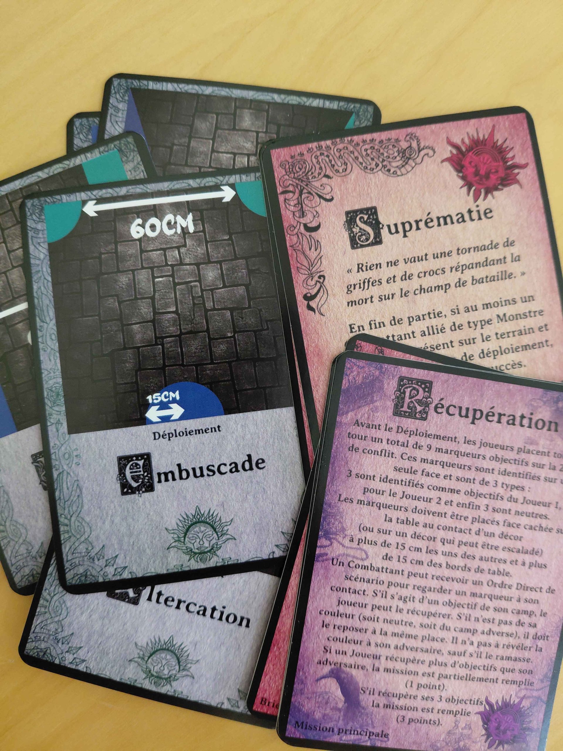 Deck cartes 3 - Missions - x24